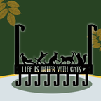 Over-The-Door Cat Organizer