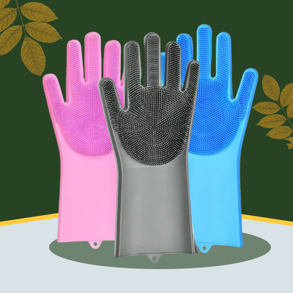 Silicone Cat Bathing Glove