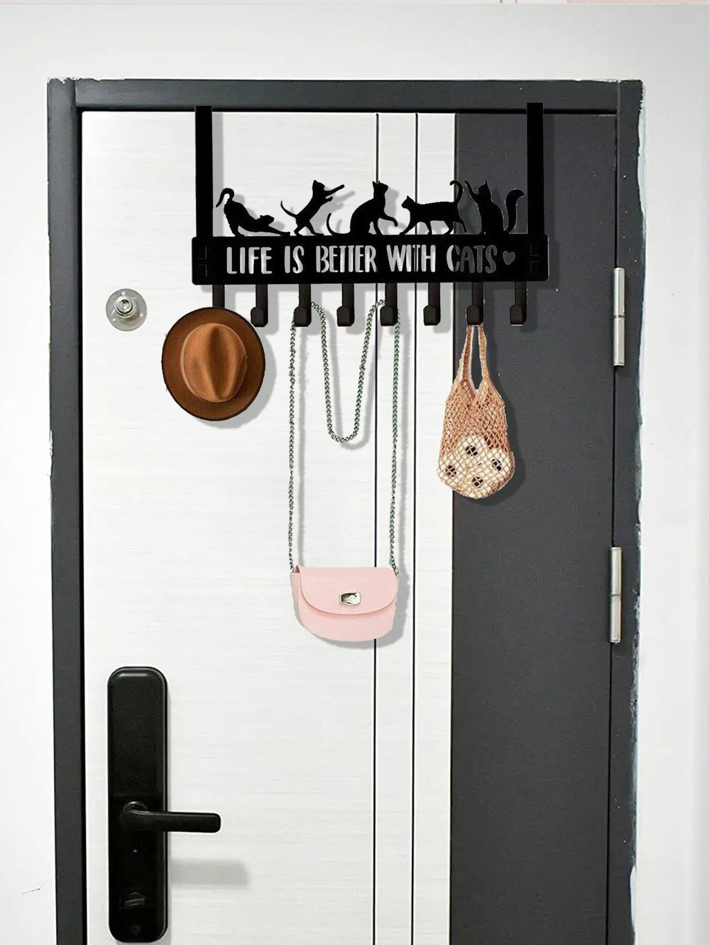 Over-The-Door Cat Organizer
