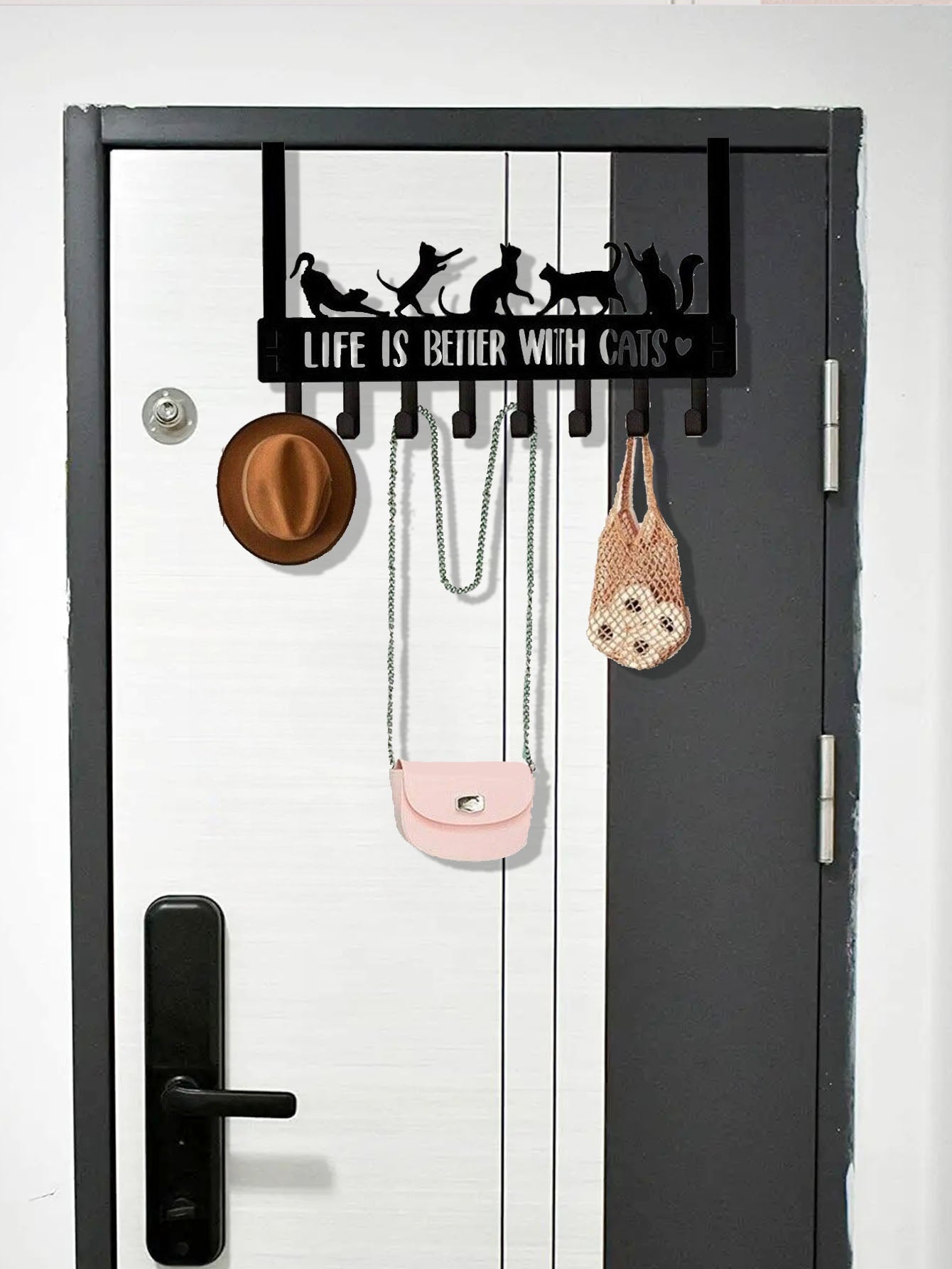 Over-The-Door Cat Organizer