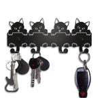 Cat Metal Keychain - Cute Wall Mounted Key Holder