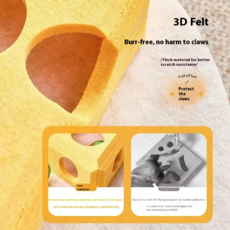 Interactive Cat Toy Maze Puzzle