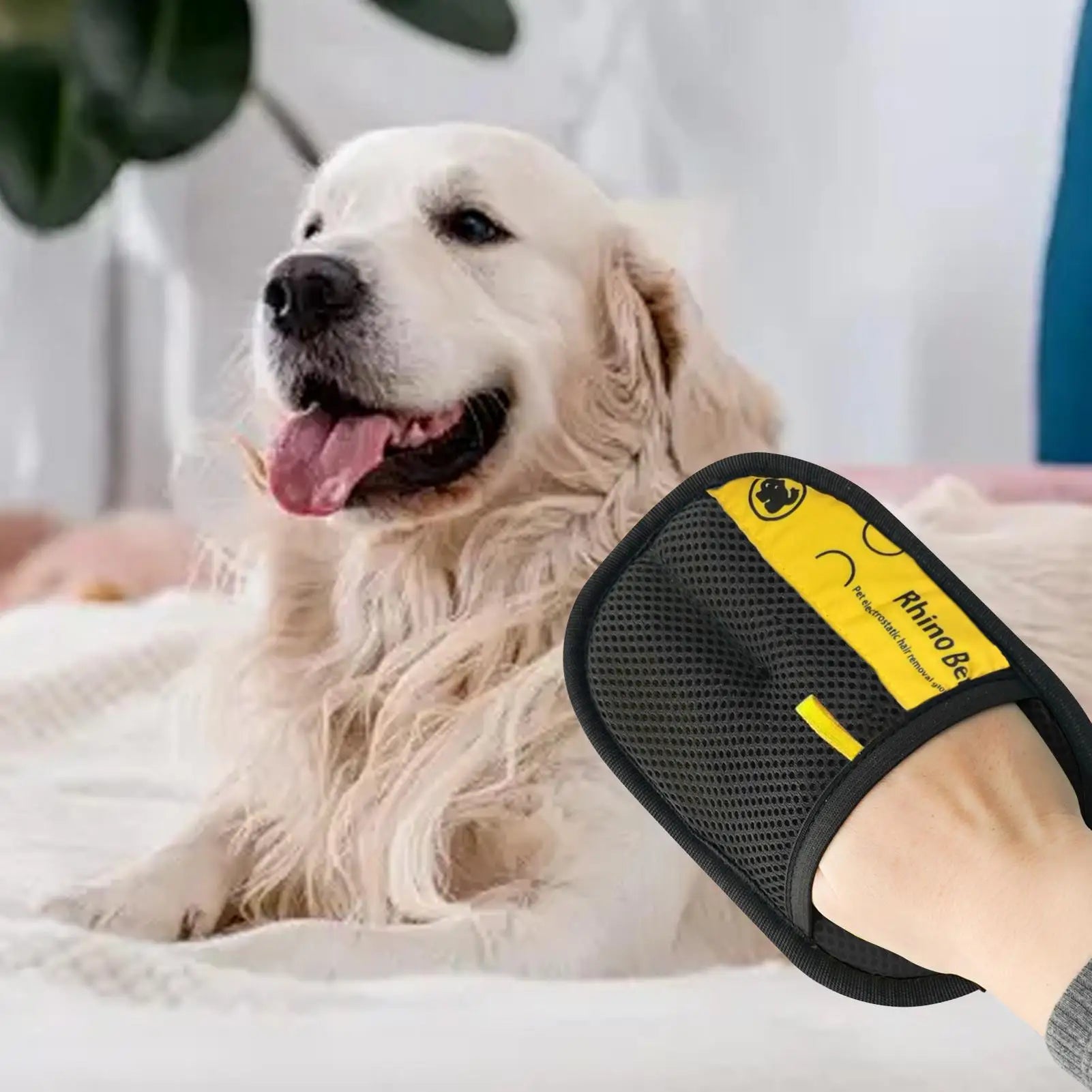 2pcs Cat Grooming Gloves Pet Hair Remover