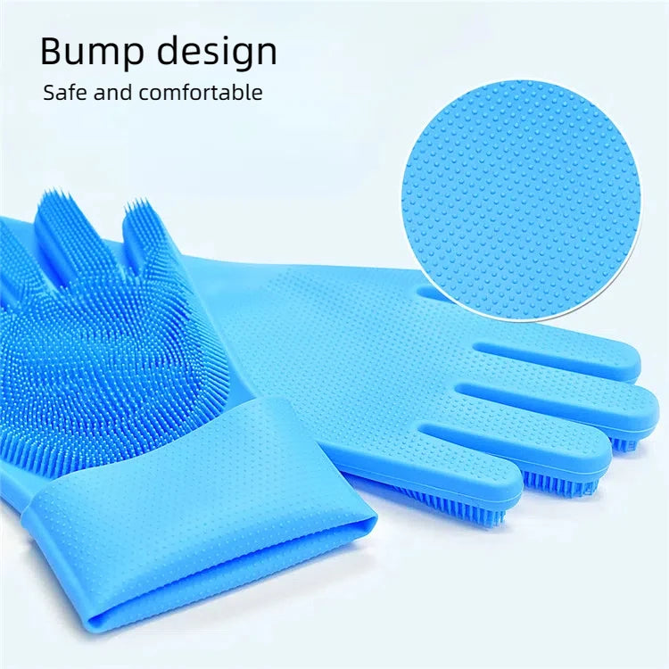 Silicone Cat Bathing Glove