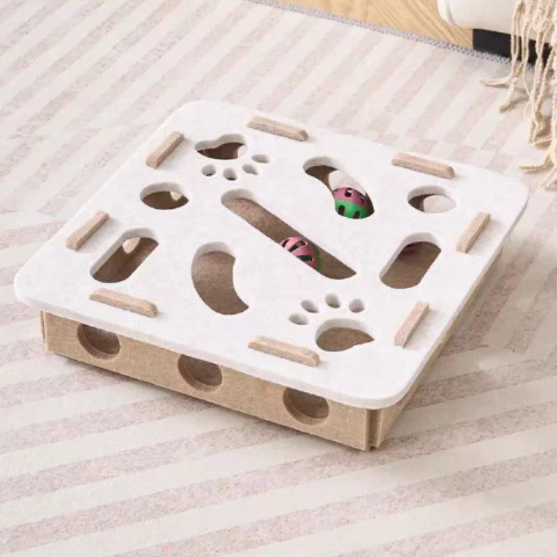 Interactive Cat Toy Maze Puzzle