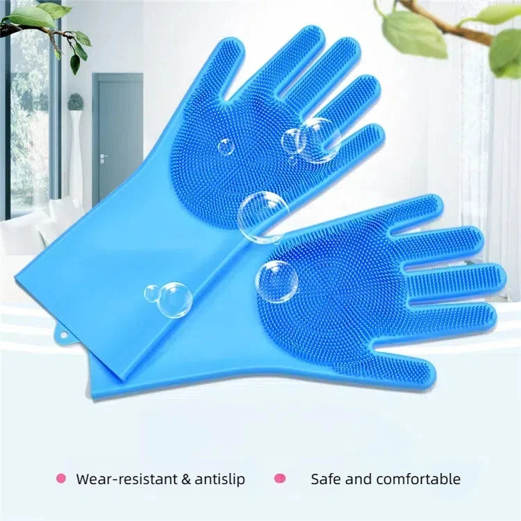 Silicone Cat Bathing Glove