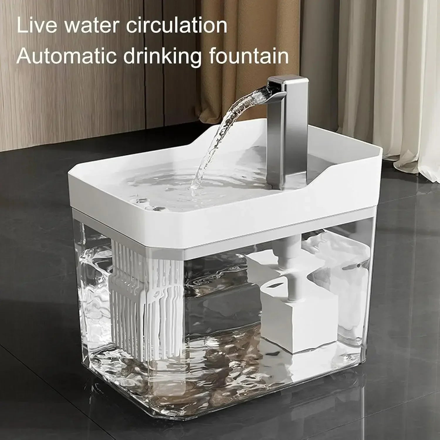 Automatic Cat Water Fountain Dispenser