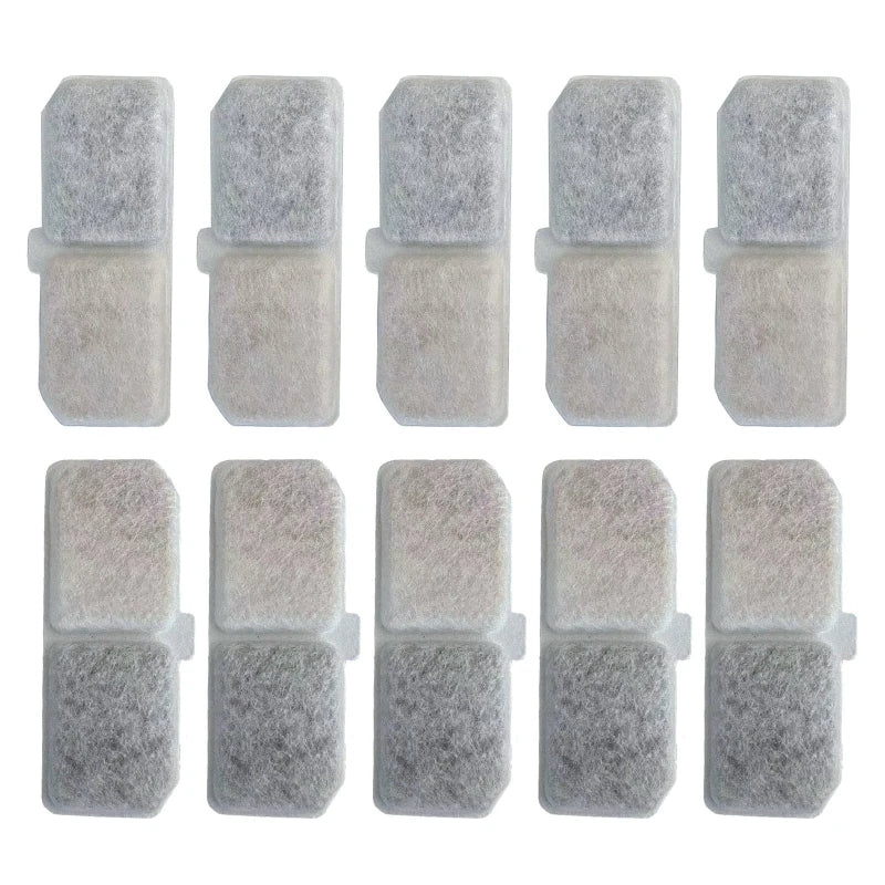 10pcs Cat Water Fountain Replacement Filters