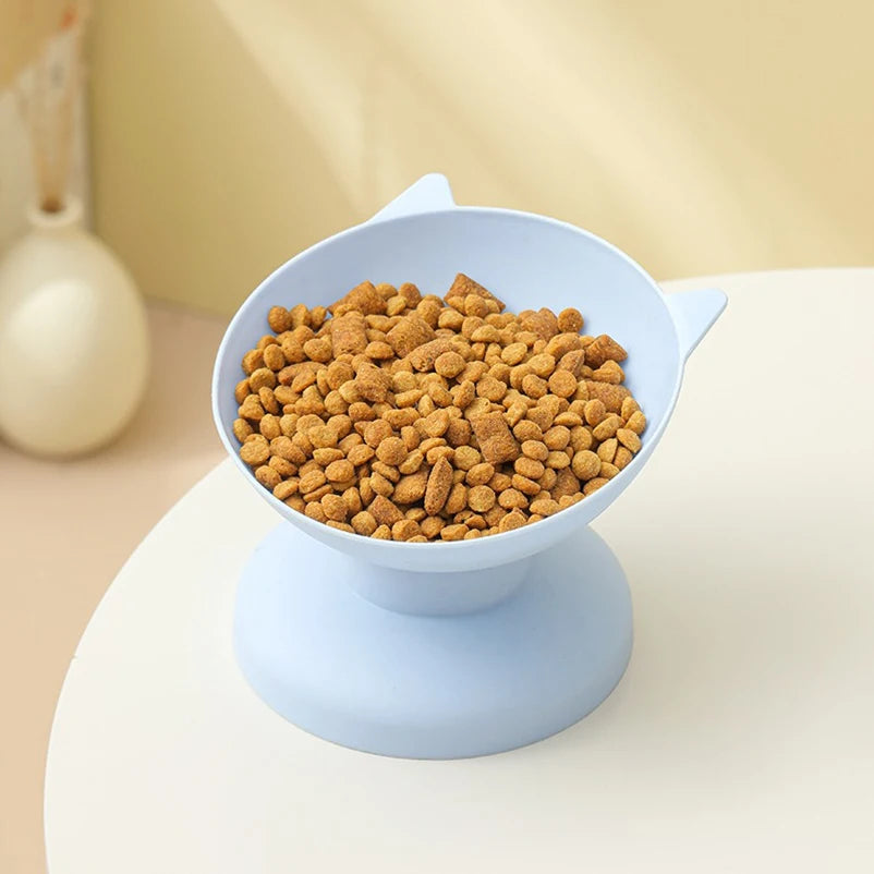 Elevated Pet Food Bowl with Neck Guard