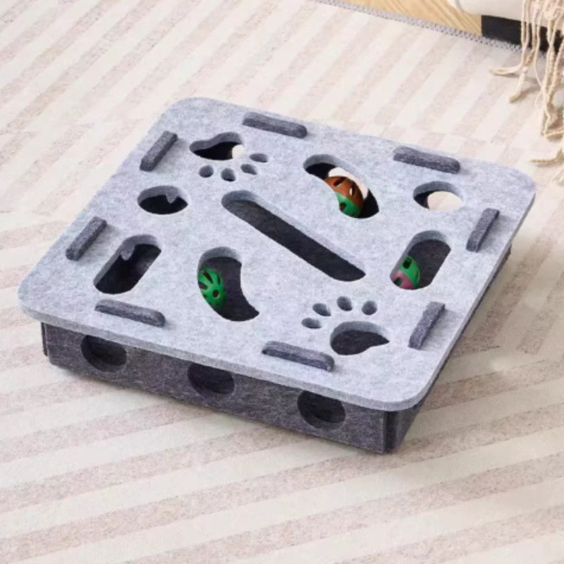 Interactive Cat Toy Maze Puzzle